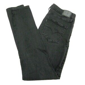 LEVI's Women's Size 32x30 Black Jeans 721 High Rise Skinny Denim Pants 5 Pockets